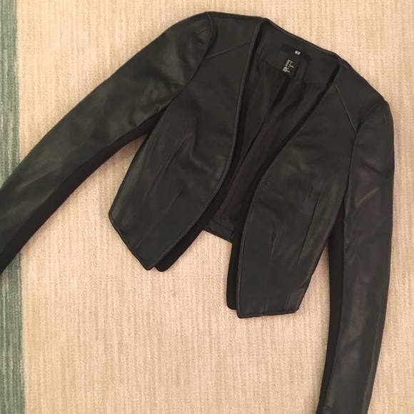 H&M Jackets & Blazers - Faux leather blazer
